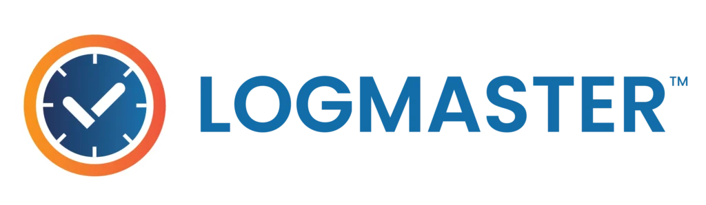 Logmaster Australia Blue Horizontal Logo Large